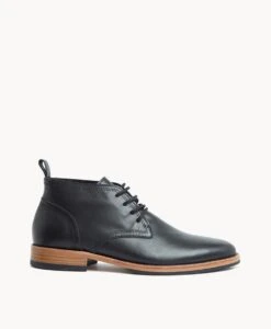 Alex Chukka Boot -Bullboxer AU Shop Alex23wMCDO Black Leather 2