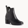 Alpha Ankle Boot -Bullboxer AU Shop Alpha22wMCDO Black Leather 1