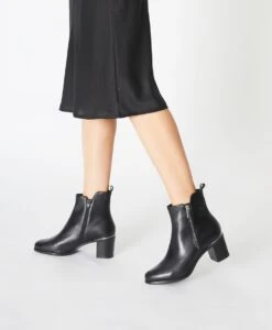 Alpha Ankle Boot -Bullboxer AU Shop Alpha22wMCDO Black Leather 6766