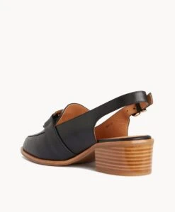 Andy Sling Back -Bullboxer AU Shop Andy22sVTSO Black Leather 4