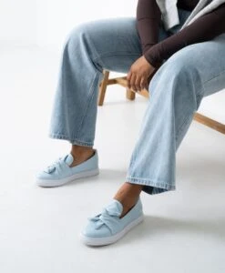 Angus Slip On -Bullboxer AU Shop Angus Powder Blue Leather 0532 WEB