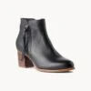Annabel Wide Fit Ankle Boot -Bullboxer AU Shop AnnabelWide21wMCDO Black Leather 1