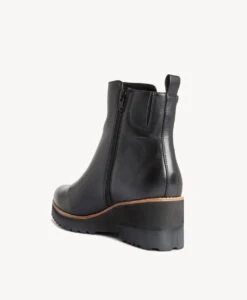 Bank Ankle Boot -Bullboxer AU Shop Bank23wMCDO Black Leather 4