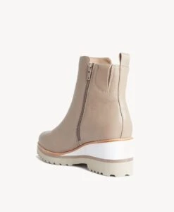 Bank Ankle Boot -Bullboxer AU Shop Bank23wMCDO Taupe Leather 4