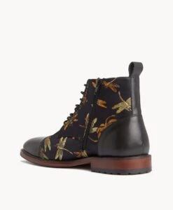 Barnes Men's Lace Up Boot -Bullboxer AU Shop Barnes21sIMPO Black Dragonfly 4 1