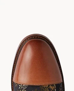 Barnes Men's Lace Up Boot -Bullboxer AU Shop Barnes21sIMPO Black Floral Combo 5 1