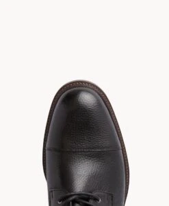 Bart Lace Up Boot -Bullboxer AU Shop Bart23wIMPO Black Tumbled Leather 5