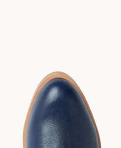 Blink Ankle Boot -Bullboxer AU Shop Blink23wMCDO Navy Leather Navy Suede 5