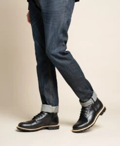 Brady Military Boot -Bullboxer AU Shop Brady23wMCDO Black Leather 03142 WEB