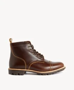 Brady Military Boot -Bullboxer AU Shop Brady23wMCDO Brown Leather 2