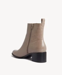 Brinley Ankle Boot -Bullboxer AU Shop Brinley23wMCDO Taupe Leather Taupe Croc Leather 4