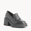 Button Loafer -Bullboxer AU Shop Button23wMCDO Black Leather 1