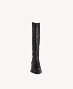 Buxton Western Knee High Boot -Bullboxer AU Shop Buxton23wMCDO Black Leather 3