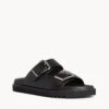 Calvin Slide -Bullboxer AU Shop Calvin22sMCDO Black Leather 1