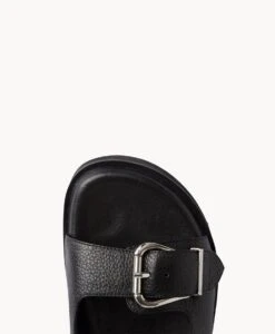 Calvin Slide -Bullboxer AU Shop Calvin22sMCDO Black Leather 5