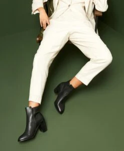 Cane Ankle Boot -Bullboxer AU Shop Cane Black Leather 1043