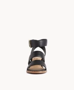 Cassie Strappy Sandal -Bullboxer AU Shop Cassie22sMNCO Black Leather 3