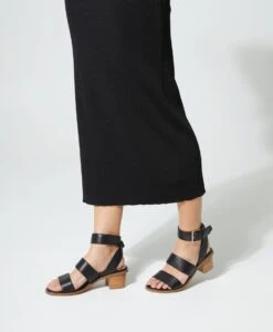 Cassie Strappy Sandal -Bullboxer AU Shop Cassie22sMNCO Black Leather 0140