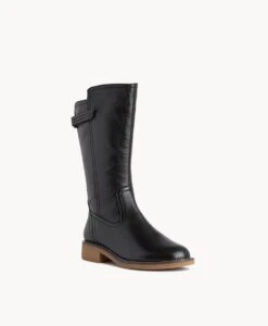 Catalan Wide Mid Calf Boot