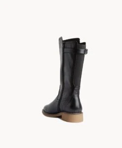 Catalan Wide Mid Calf Boot 11 Catalan Wide Mid Calf Boot -Bullboxer AU Shop CatalanWide22wMCDO Black Leather 4