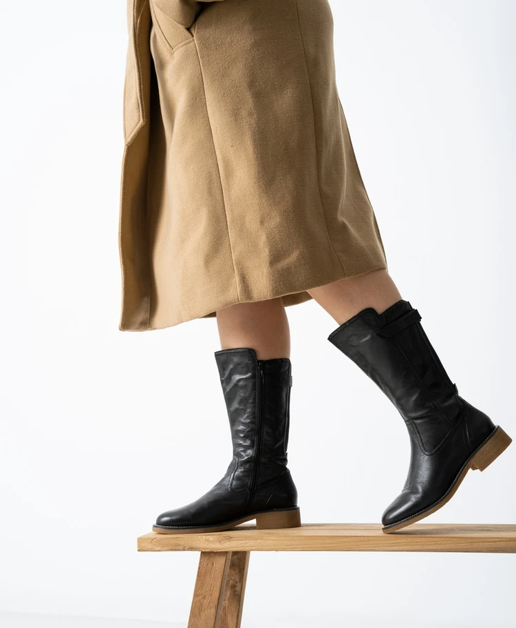 Catalan Wide Mid Calf Boot 8 Catalan Wide Mid Calf Boot - Image 6