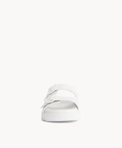 Chica Slide -Bullboxer AU Shop Chica W White Leather 3