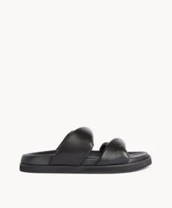 Croissant Sandal -Bullboxer AU Shop Croissant22sMCDO Black Leather 2