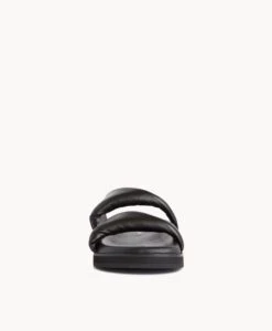 Croissant Sandal -Bullboxer AU Shop Croissant22sMCDO Black Leather 3