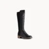 Dayton Knee High Leather Boot -Bullboxer AU Shop Dayton21wVTSO Black Leather Combo 1