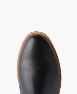 Dayton Knee High Leather Boot -Bullboxer AU Shop Dayton21wVTSO Black Leather Combo 5