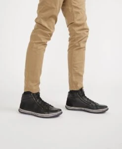 Detroit Leather Boot -Bullboxer AU Shop Detroit19wWLKO Black 06 ECOMM