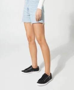 Dianna Zip Sneaker -Bullboxer AU Shop Dianna Zip Black Leather 0130