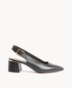 Dolce Slingback -Bullboxer AU Shop Dolce21sMCDO Black Leather 2 1