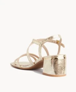 Doris Strappy Sandal -Bullboxer AU Shop Doris22sMCDO Gold Reptile 4 1