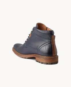 Dwight Boot -Bullboxer AU Shop Dwight21sPOAO Navy Leather 4