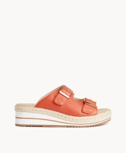 Eagle Wedge Sandal -Bullboxer AU Shop Eagle22sMCDO Burnt Orange 2 1