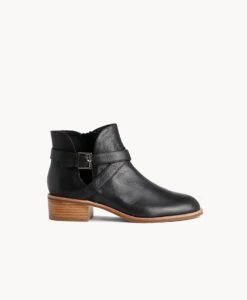 Ebba Ankle Boot -Bullboxer AU Shop Ebba21wMCDO Black Leather 2