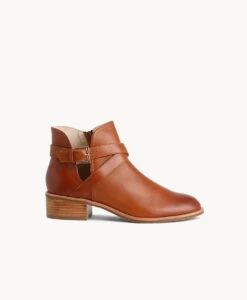 Ebba Ankle Boot -Bullboxer AU Shop Ebba21wMCDO Brandy Leather 2