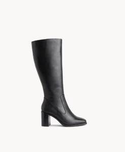 Ebbet Knee High Boot -Bullboxer AU Shop Ebbet22wMCDO Black Leather 02