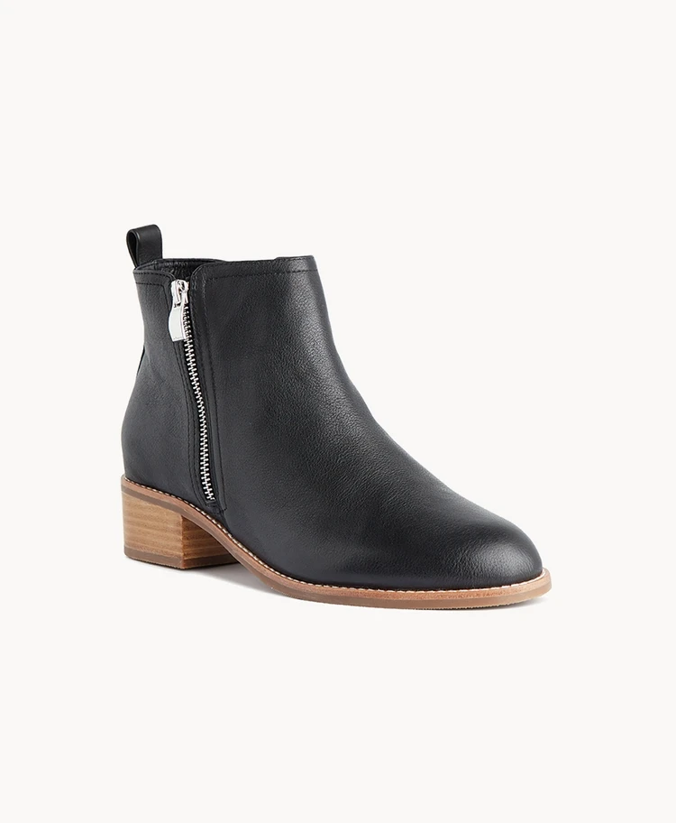 Ebony Wide Ankle Boot 3 Ebony Wide Ankle Boot
