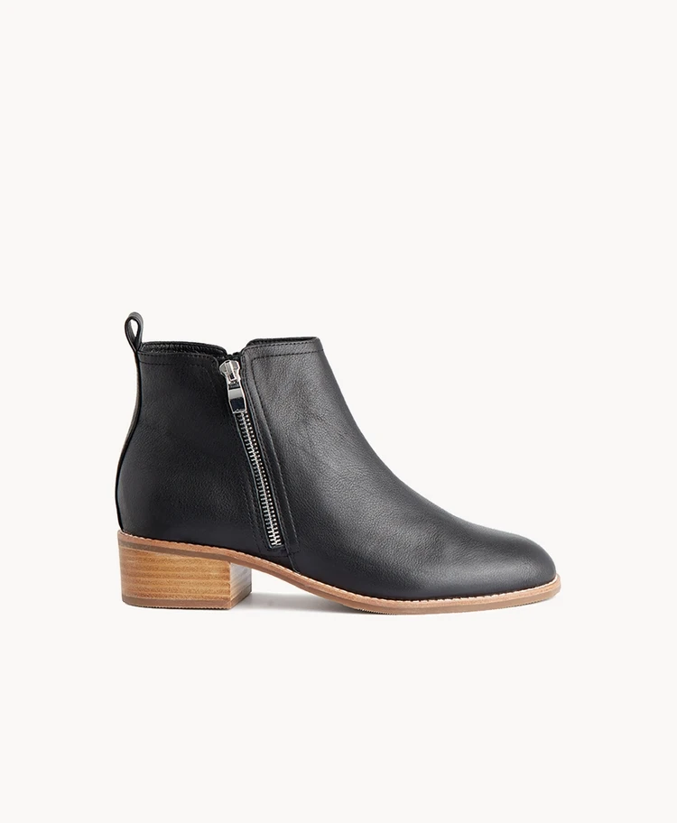 Ebony Wide Ankle Boot 4 Ebony Wide Ankle Boot - Image 2