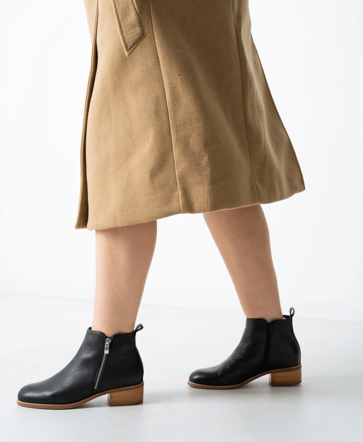 Ebony Wide Ankle Boot 8 Ebony Wide Ankle Boot - Image 6