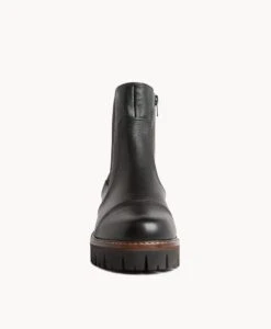 Edena Ankle Boot -Bullboxer AU Shop Edena23wMCDO Black Leather 3