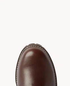 Edge Combat Boot -Bullboxer AU Shop Edge23wMCDO Dark Coffee Leather Dark Croc 5