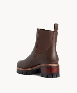 Edie Chelsea Boot -Bullboxer AU Shop Edie22wMCDO Dark Coffee Leather 4