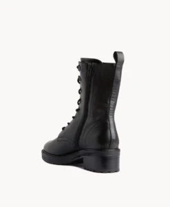Edit Combat Boot -Bullboxer AU Shop Edit22wMCDO Black Leather 4