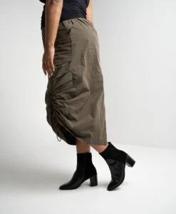 Emma Ankle Boot -Bullboxer AU Shop Emma23wMCDO Black Leather Black Suede6817 WEB