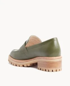 English Loafer -Bullboxer AU Shop English23wMCDO Olive Leather Olive Croc 4