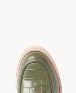 English Loafer -Bullboxer AU Shop English23wMCDO Olive Leather Olive Croc 5