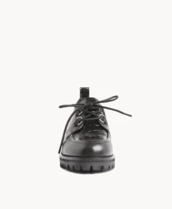 Esky Lace Up -Bullboxer AU Shop Esky23wMCDO Black Leather Black Croc 3